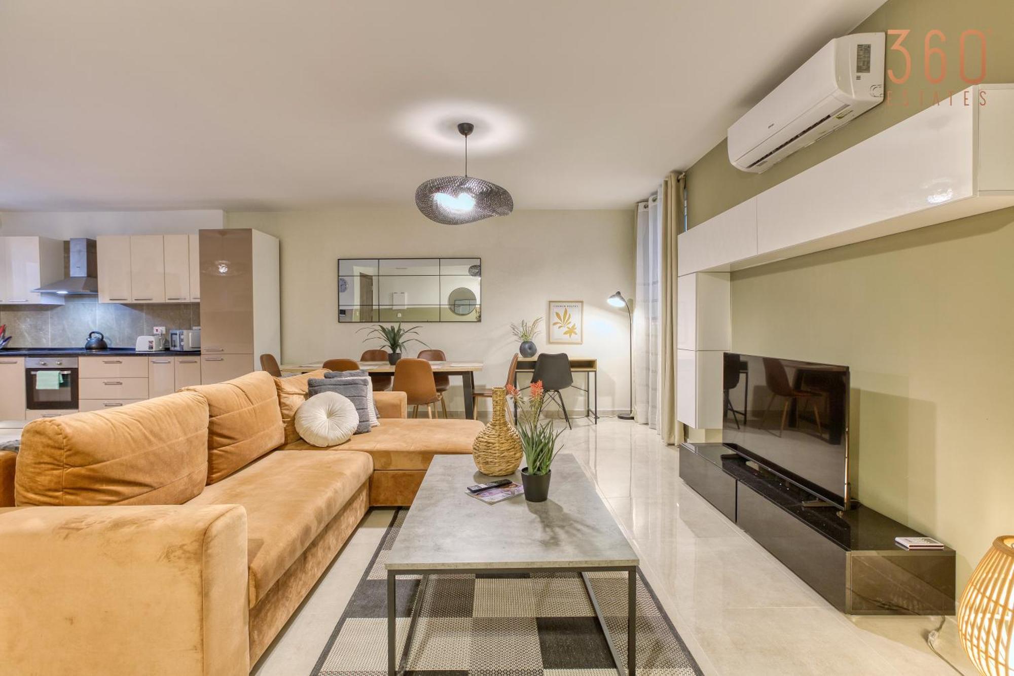 Lägenhet A Beautiful, Designer 3br In St Julians By 360 Estates